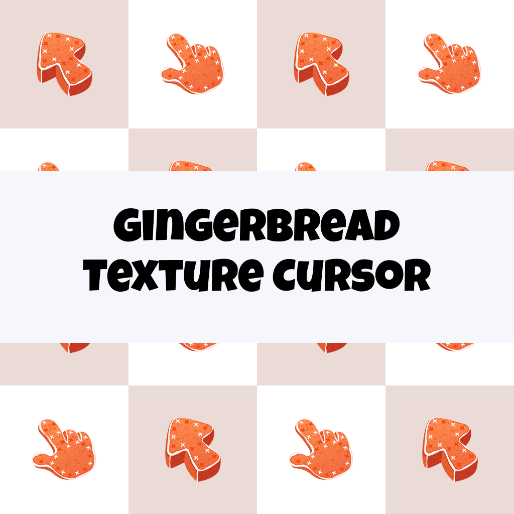 Preview Gingerbread Texture cursor custom cursor pack